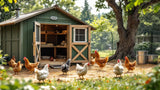 Huhn wird für die Pflege gereinigt und gebürstet