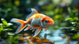 Fischgesundheit: Darstellung gesunder Zierfische im Aquarium