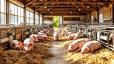 Schweinebuchten für artgerechte Schweinehaltung im Stall