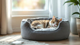 Gemütlicher Katzenschlafplatz aus weichem Material für Katzen