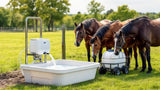 Pferdetränke aus robustem Material für die optimale Wasserversorgung von Pferden