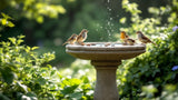 Vogeltränke aus robustem Material für den Garten