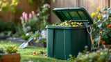 Komposter aus hochwertigem Kunststoff für Gartenabfälle