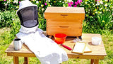 Imker Starter Set bestehend aus Imkerschutzkleidung, Bienenstock und Imkerwerkzeug für Anfänger