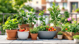 Pflanzkübel aus Kunststoff für Garten und Terrasse