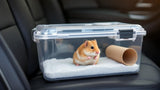 Hamstertransportbox aus Kunststoff für sichere und komfortable Beförderung von Hamstern