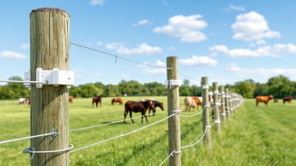 Weidezaunlitze 200m + 50 Isolatoren + Werkzeug – 9-adrige Stahllitze Für Tragbare Elektrozäune, Pferde, Hunde & Gärten
