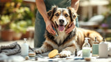 Hundepflege-Set mit Bürste, Shampoo und Pfotenpflege für Hunde