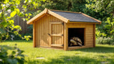 Schildkrötenhaus aus Holz für den Garten, wetterfestes Gehege für Schildkröten