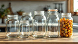 Einmachgefäße aus Glas für Vorratshaltung und Konservierung