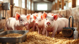 Schwein in gesunder Haltung auf Bauernhof – Symbolbild für Tiergesundheit Schwein
