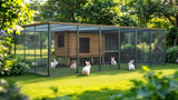 Kaninchen Außengehege aus robustem Material für den Garten
