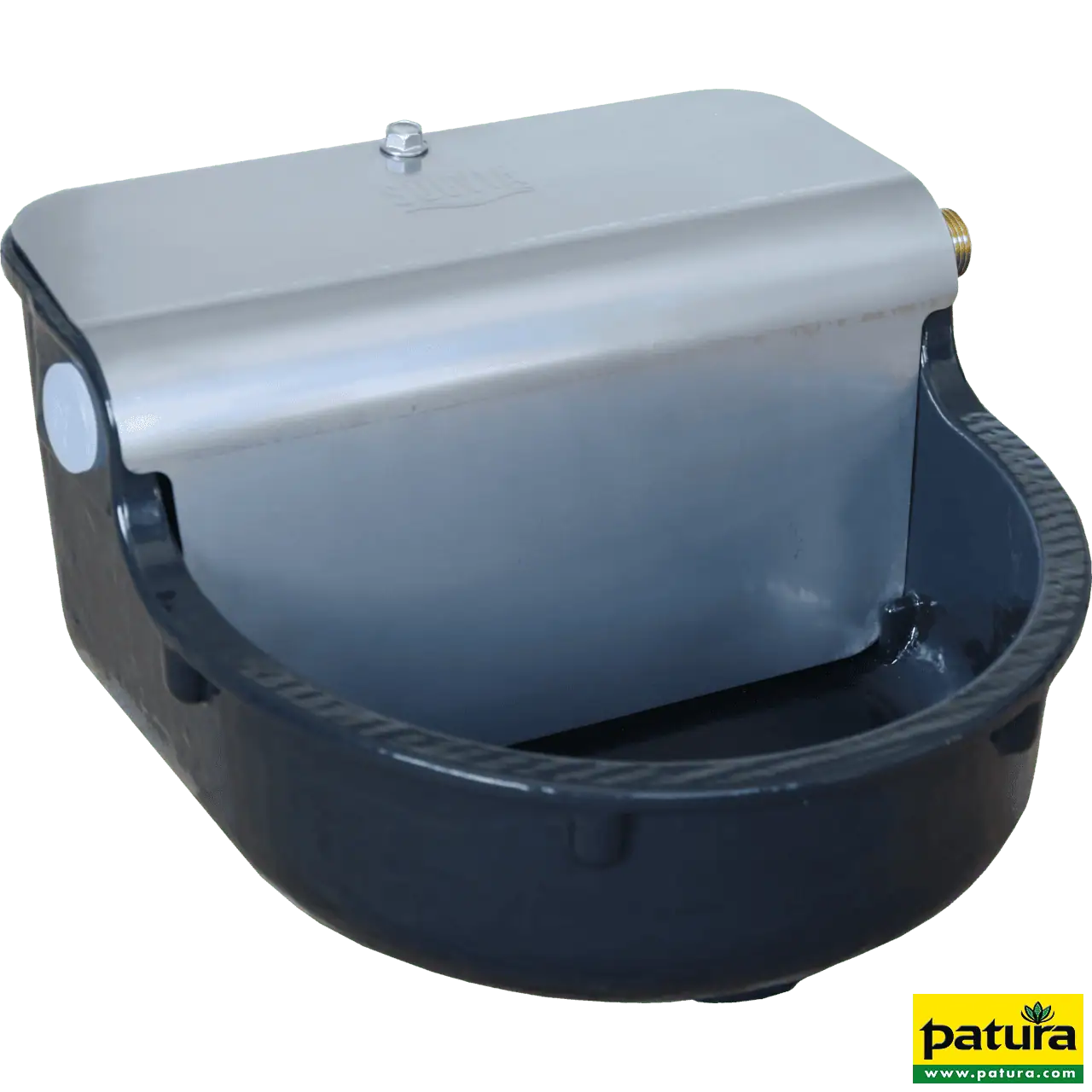 Schwimmerventil-Becken Mod. 127K-H mit Heizelement 24 V / 40 W und inte-
