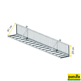 Heuraufe zum Einhängen in Horden L= 2,26 m