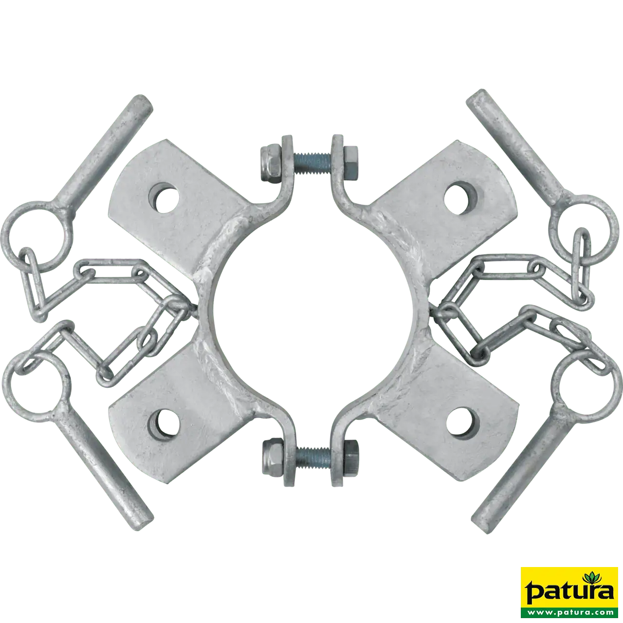 Schelle d=102 mm, 4 Halter, vz