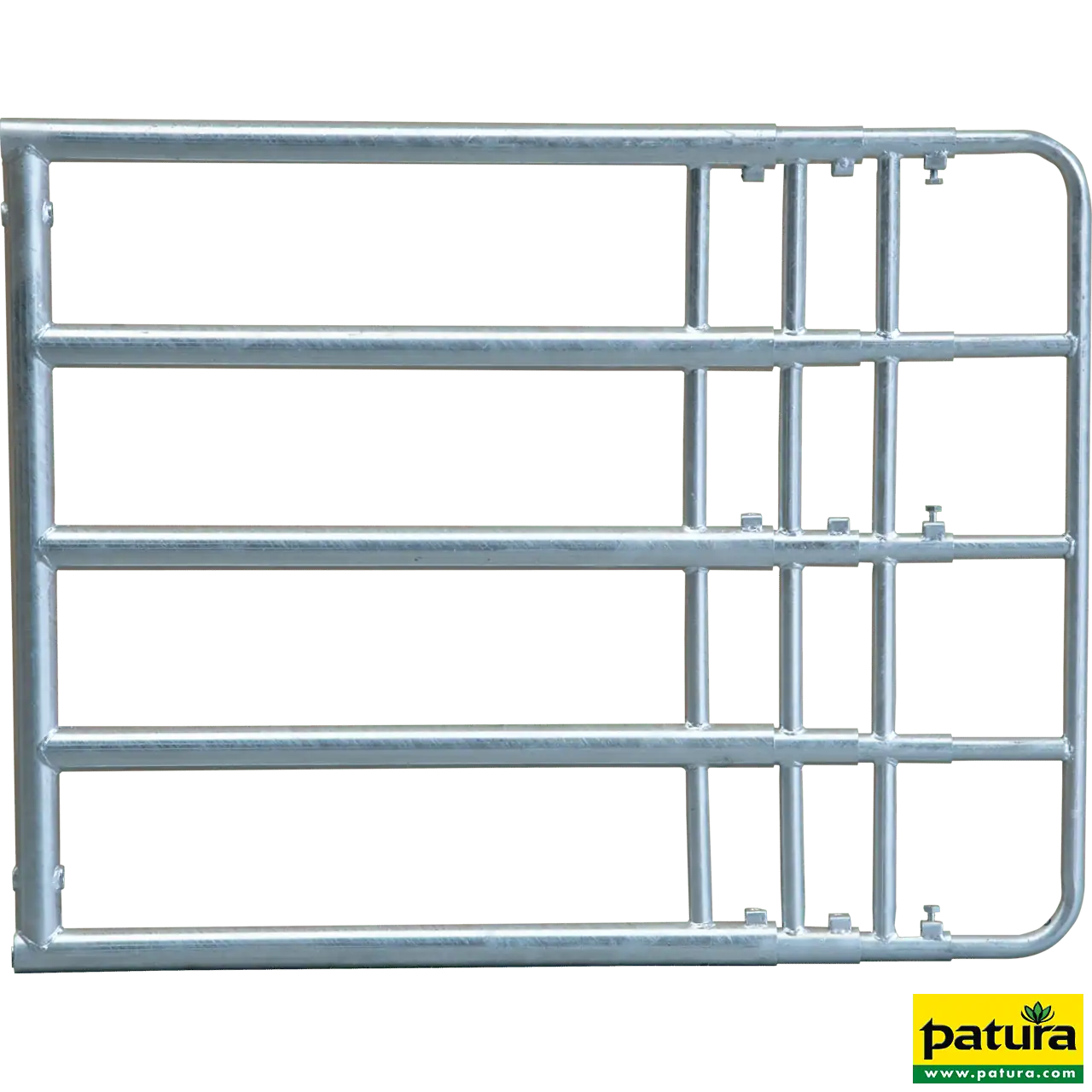 Dreifach verstellbares Weidezauntor Compact, Länge 1,25 - 3,00 m, Höhe 90 cm