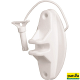 Festzaun-Isolator m. Stift, weiss, für Seil und HippoWire (25 Stück / Pack)