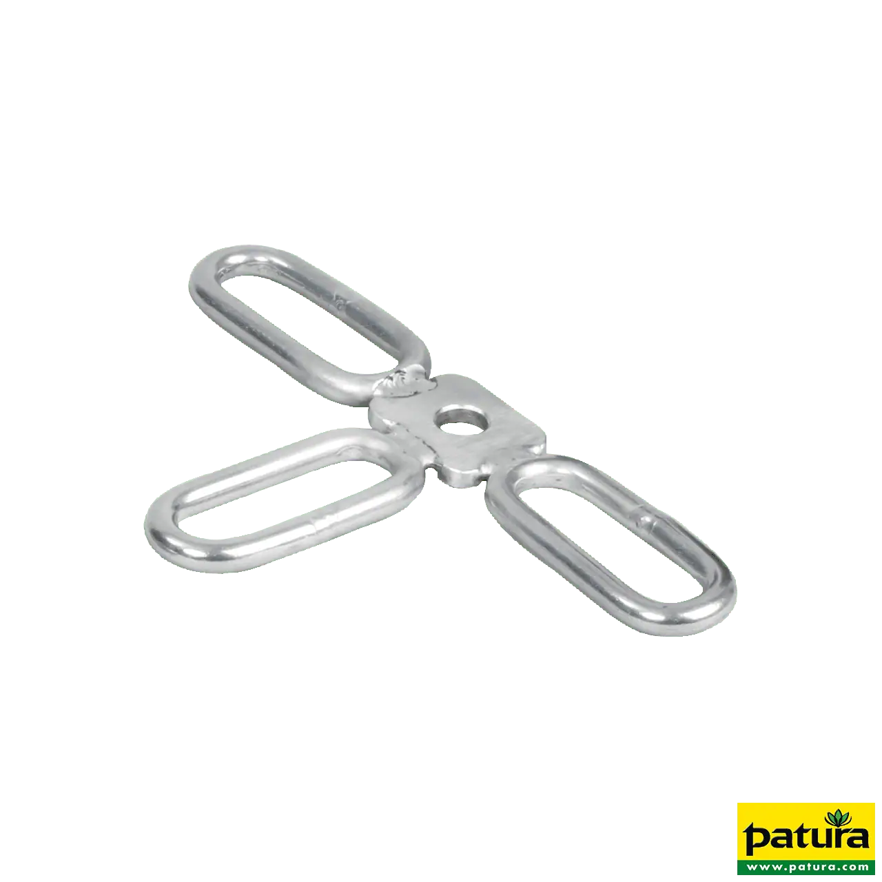 Einhängelaschen 3-fach, für T-Pfosten Isolatoren mit Stift (3 Stück / Pack)