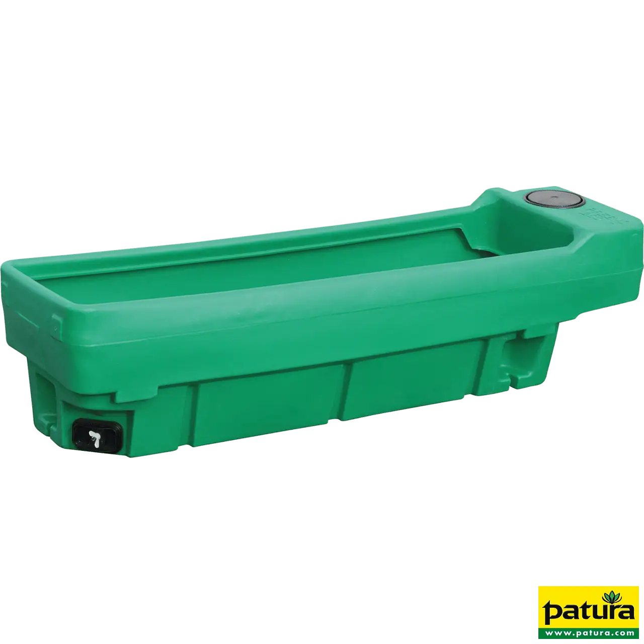 Weidetränke, eckig, 200 Liter 1600x460x440mm, ohne Schwimmerventil