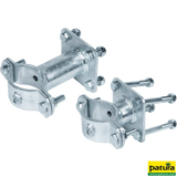 Montage-Set für Liegeboxenbügel Prima an Pfosten d=76 mm