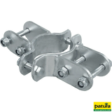 Schelle d= 76 mm, für Panel, doppelt