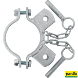 Schelle d=102 mm, 2 Halter, winklig, vz