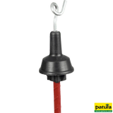 Ersatz-Isolator mit Metallöse für ovale Pfähle (25 Stück / Pack)