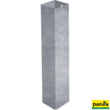 Einbauhülse für Quadrat 90 mm Edelstahl