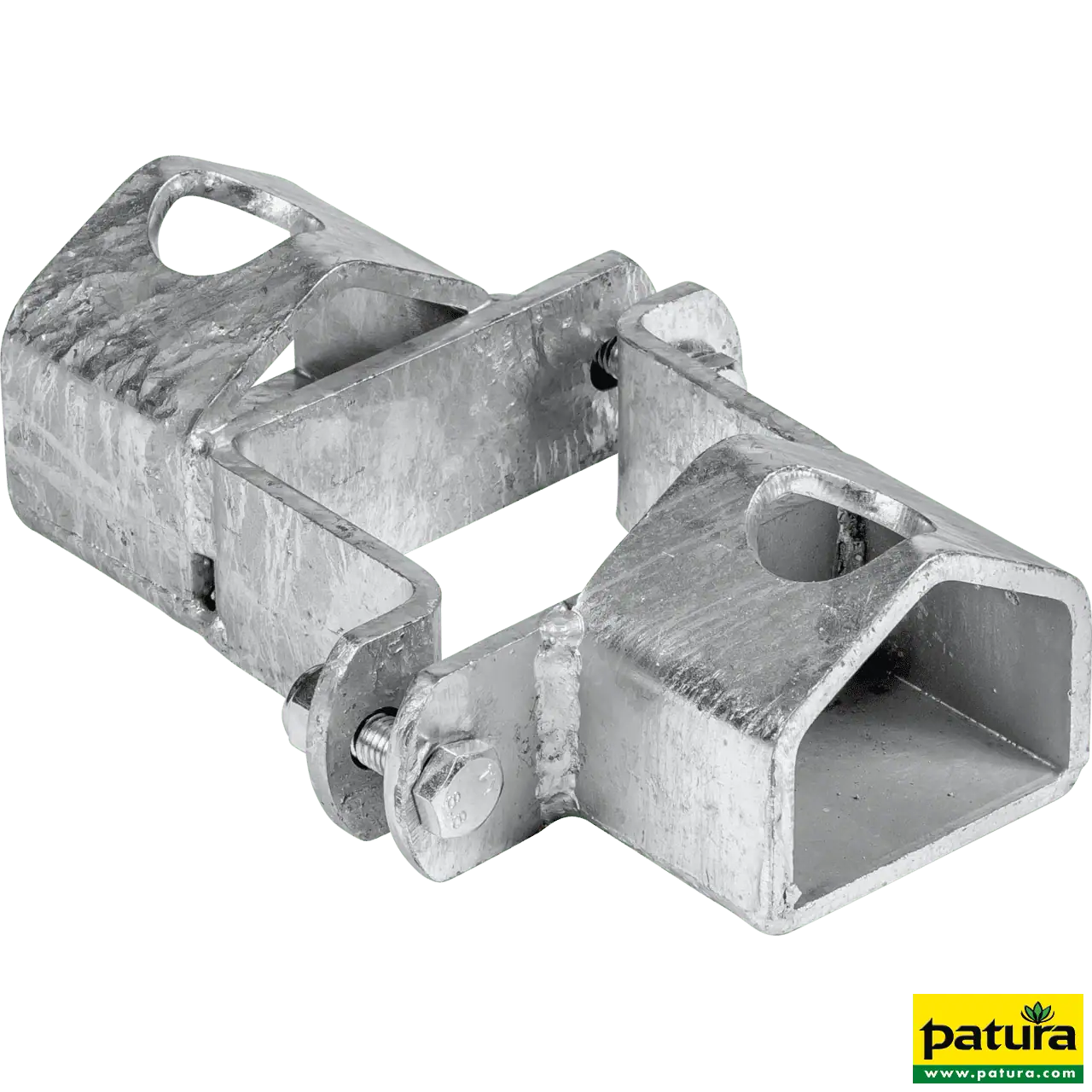 Schelle Quadrat 90 mm 2 Riegelhalter TS