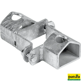 Schelle Quadrat 90 mm 2 Riegelhalter TS