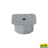Abdeckung für Einbauhülse Pfosten 102 mm Edelstahl