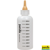 Tränkeflasche für Lämmer / kleine Kälber 1 Liter inkl. Sauger, braun, lang