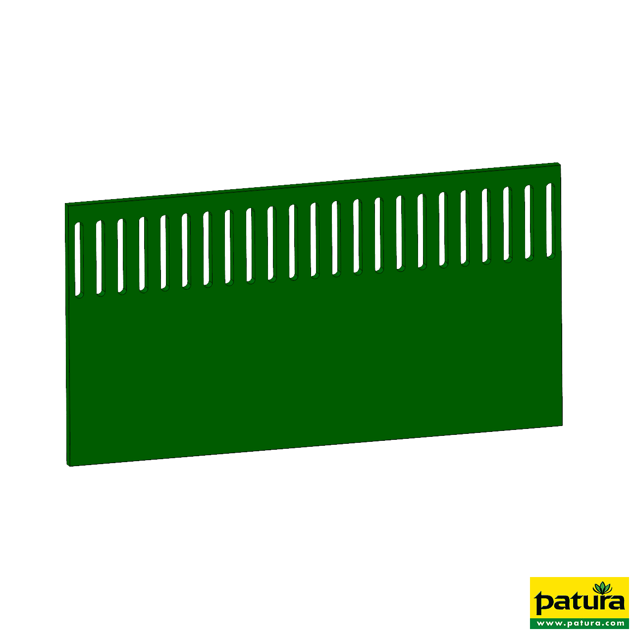 Seitenwand mit Kontaktöffnung, Sondermaß pro m², h = 1,20 m