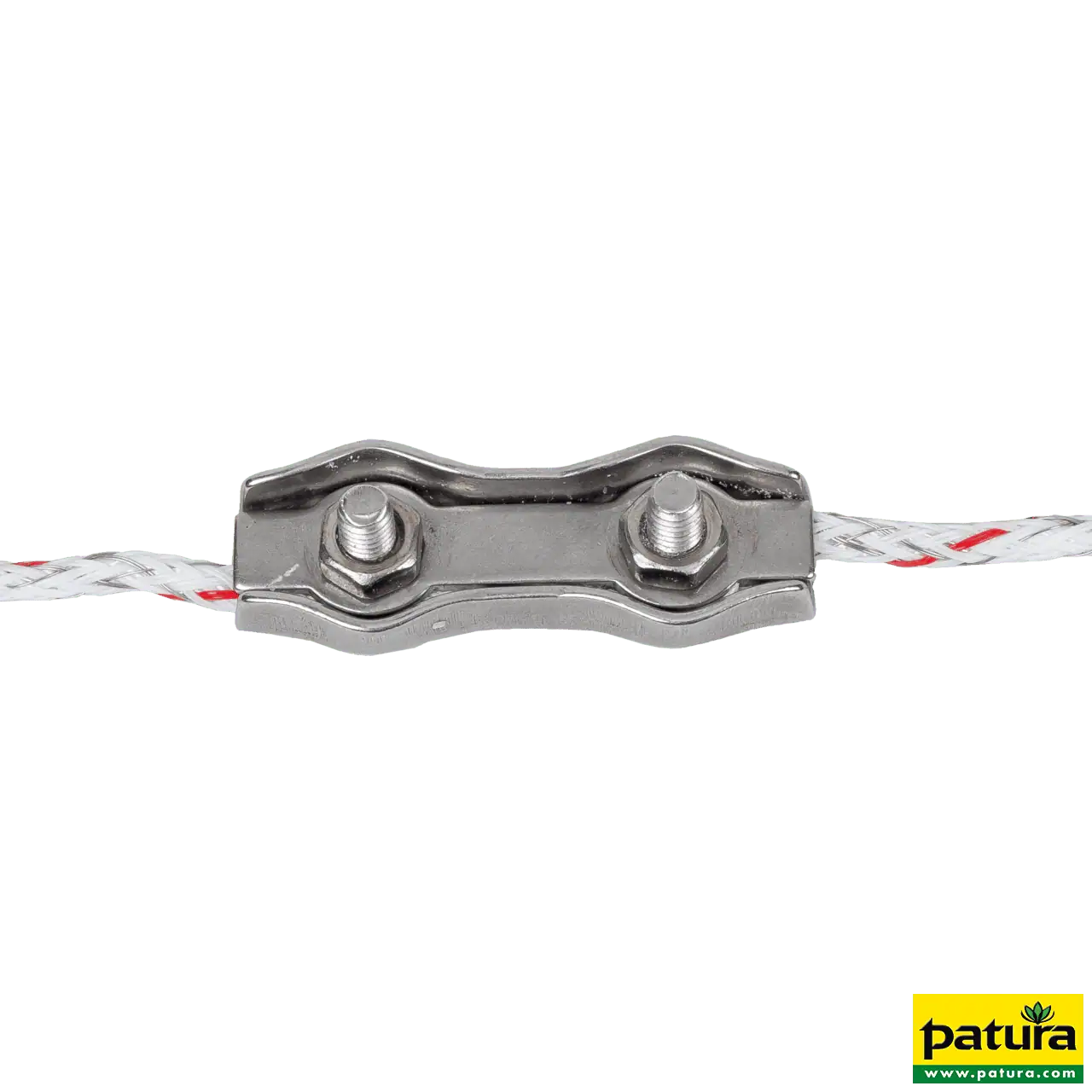 Litzenverbinder doppelt, Edelstahl für Litzen bis 4 mm (10 Stück/Pack)