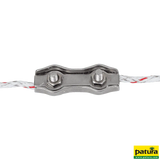 Litzenverbinder doppelt, Edelstahl für Litzen bis 4 mm (10 Stück/Pack)