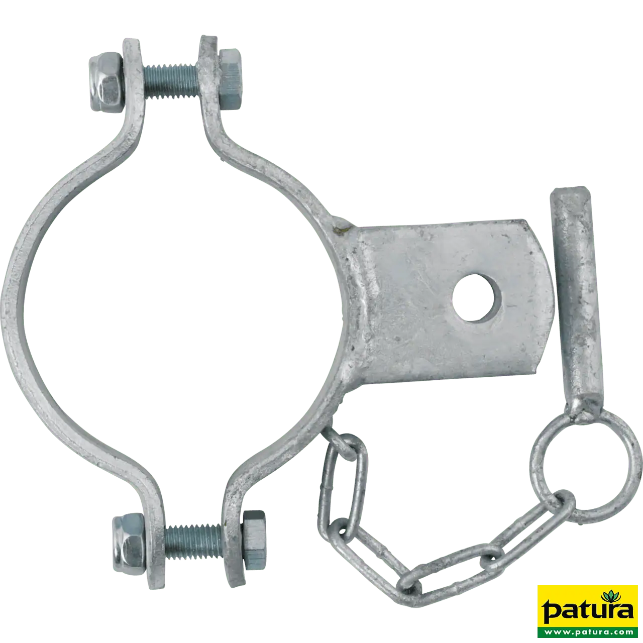 Schelle d=102 mm, 1 Halter, mittig, vz