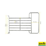 Panel-6 mit Rahmen 3,05 m, H= 2,10 m, vz