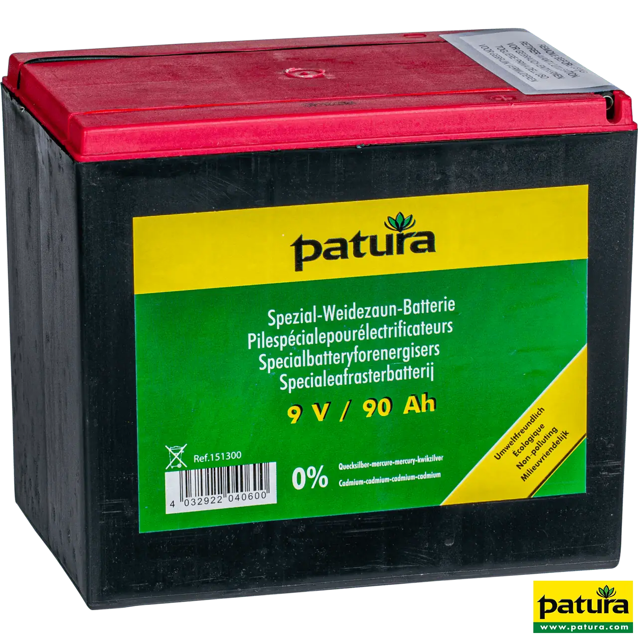 Spezial Weidezaun-Batterie 9 V / 90 Ah