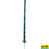 Kunststoffpfahl 1,05 m, 7 Drahthalter + 2 Seilhalter, grün (10 Stück / Pack)