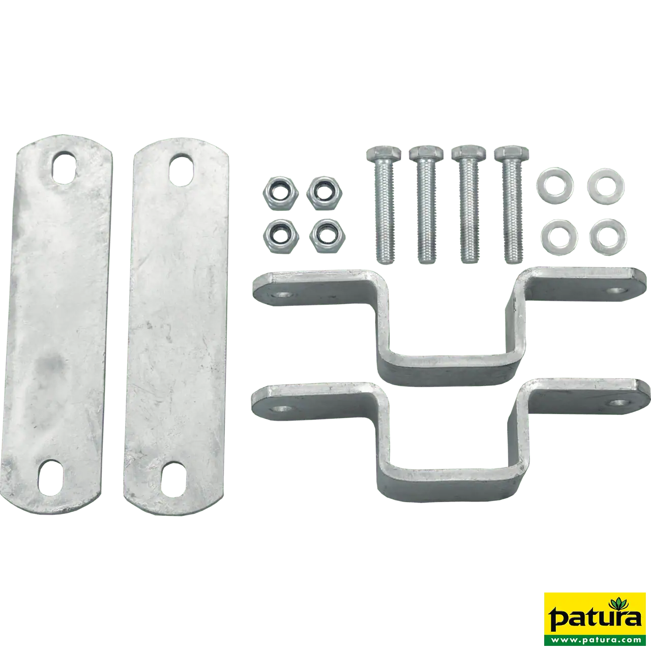 Montageset für Einzelmontage Kratzbürste Multifix Pfosten 60 x 60 mm