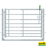 Tor mit Rahmen verstellbar L=0,94 - 1,39 m, H= 1,00 m