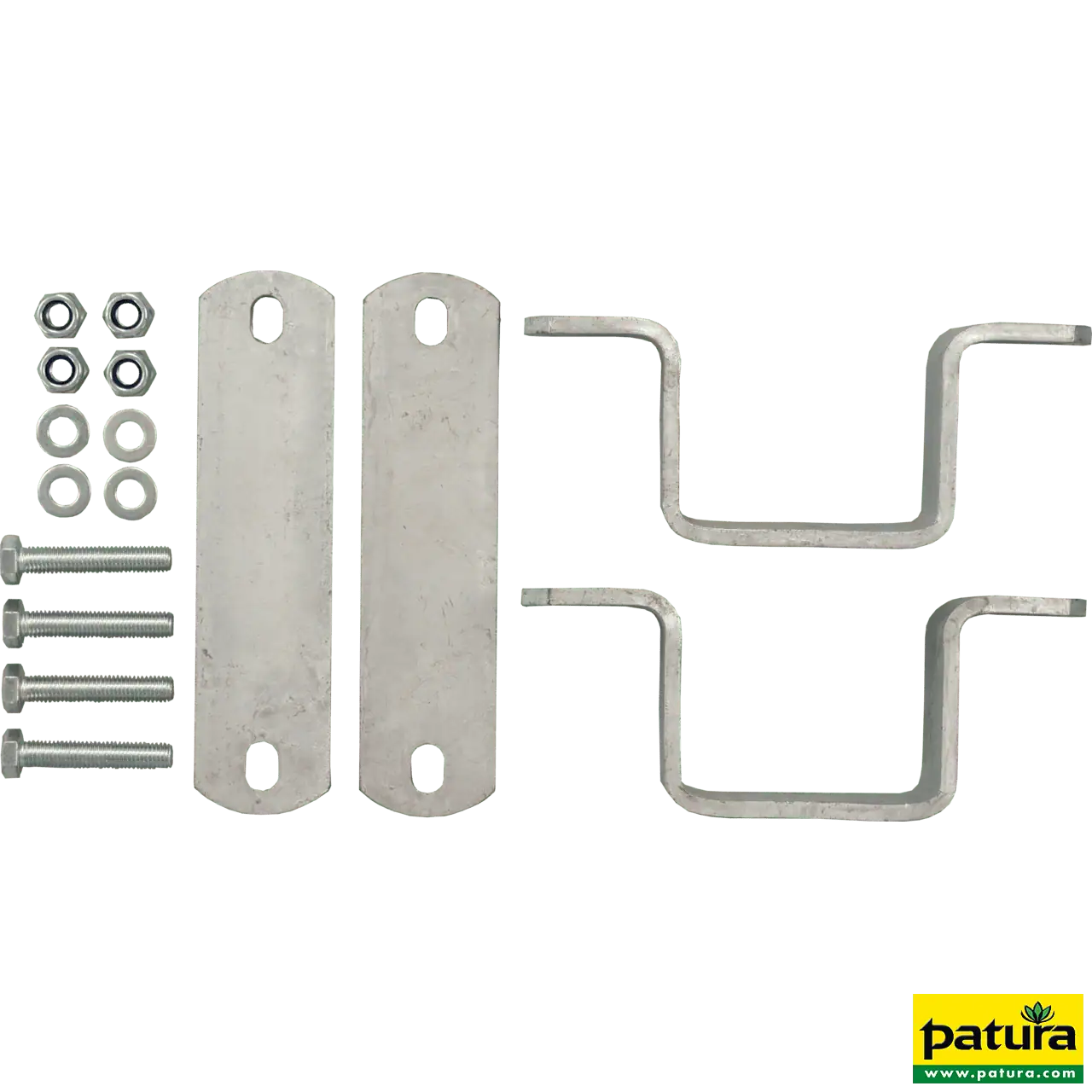 Montageset für Einzelmontage Kratzbürste Multifix Pfosten 90 x 90 mm