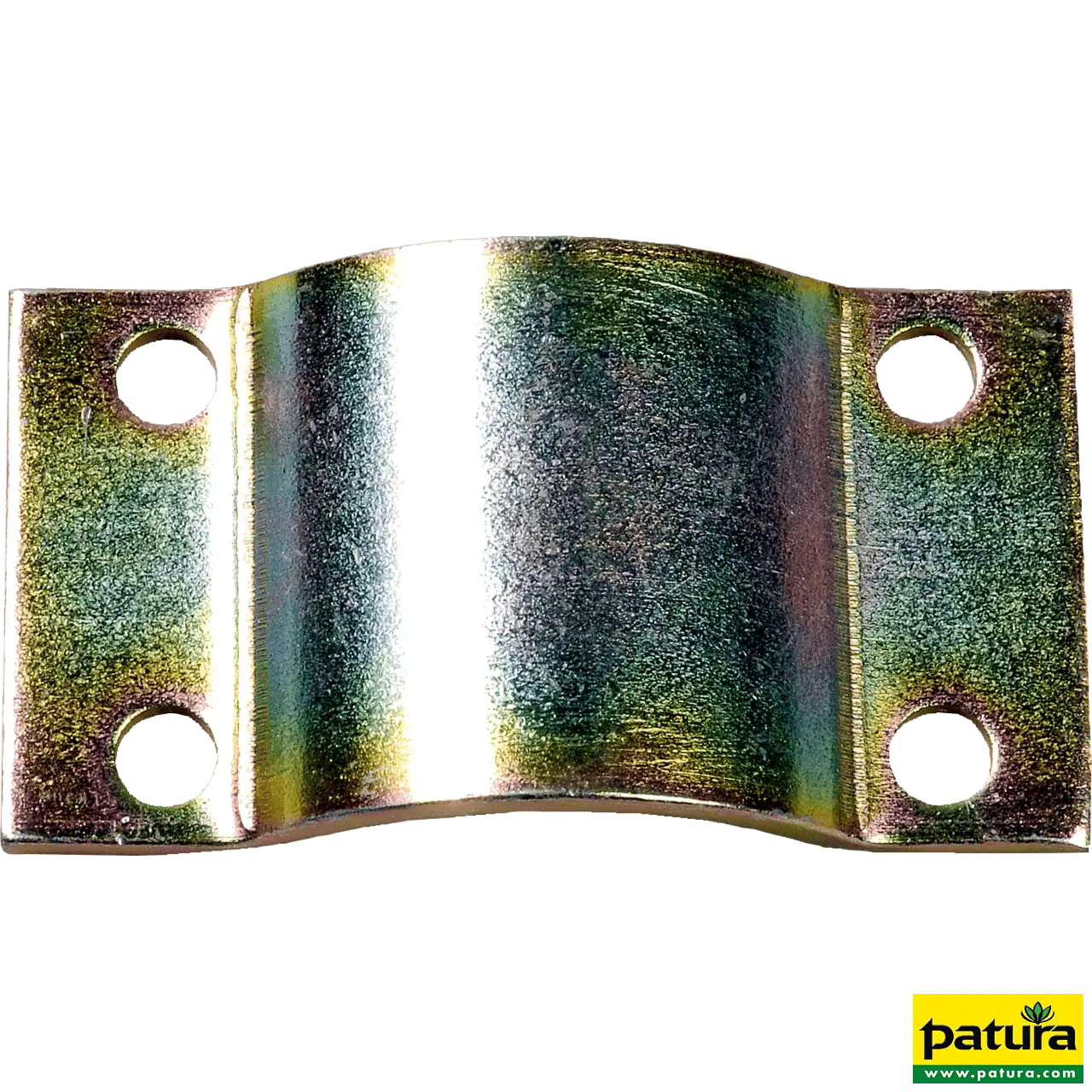 Befestigungsplatte für Pfosten 1 1/2" bis 2", ohne Schrauben