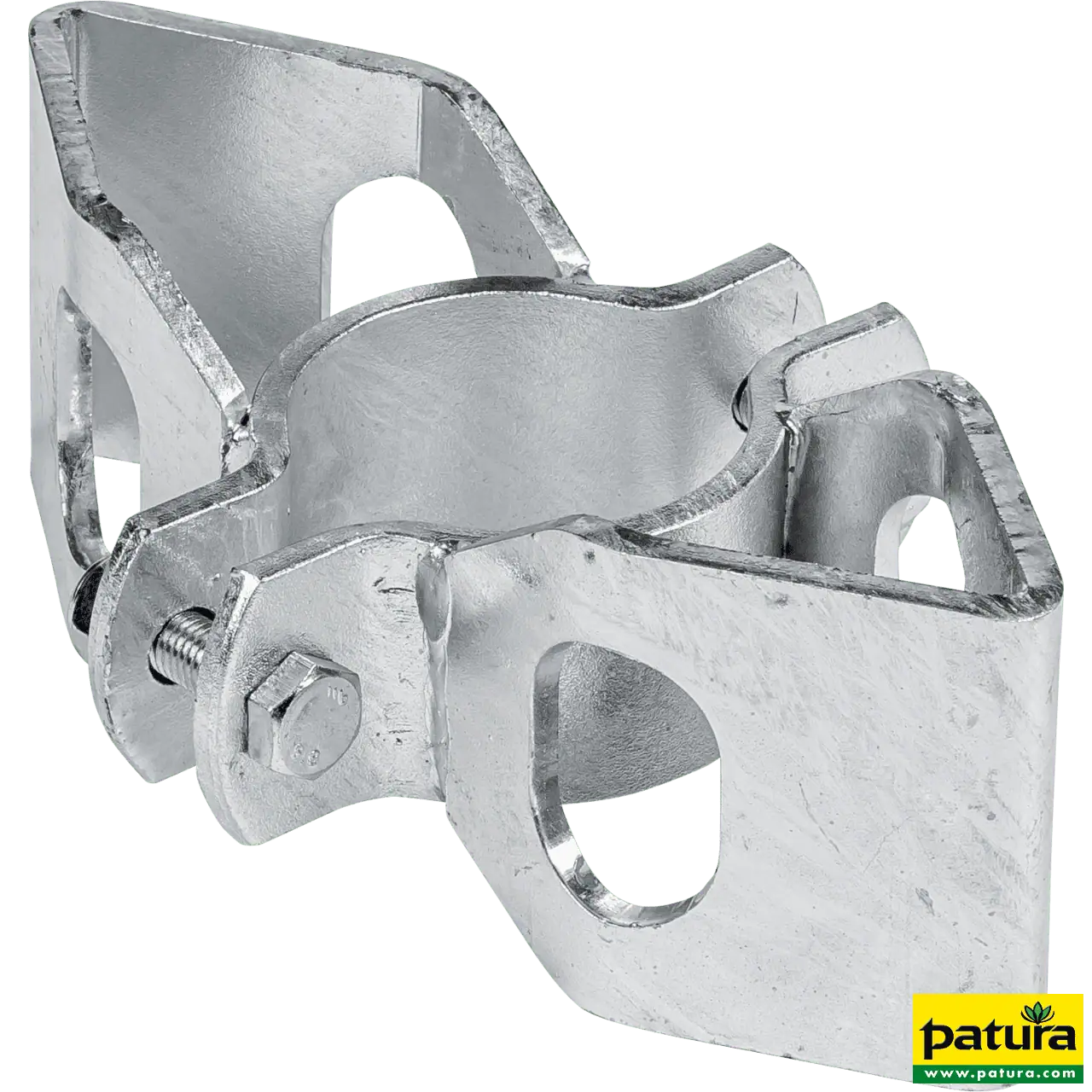 Schelle d= 76 mm, 2 Riegelhalter RS, parallel