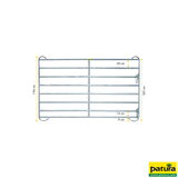 Panel-8, Länge 2,40m, H = 1,94 m