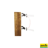 Zaunverbindungskabel B-Band, mit 2 Paar Edelstahl-Klemmplatten (1 Stück / Pack)