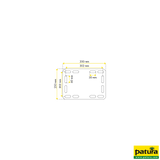 Pfosten d=102 mm, L= 2,25 m für Spaltenboden