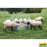 Rundraufe für Schafe, 20 Plätze verzinkt, 2-teilig