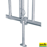 Mittelstütze 460 mm mit Bodenplatte und Querschelle
