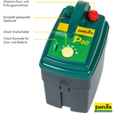 P60, Weidezaun-Gerät für 9 V und 12 V